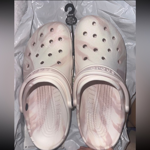 Pink Marble Crocs - Picture 2 of 5